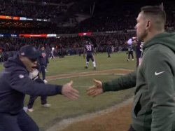 Matt LaFleur Ben Johnson Handshake Meme Template