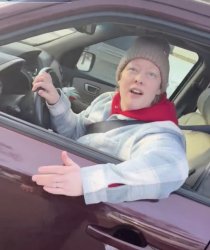 idiot driver Meme Template