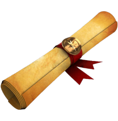 scroll with ribbon Meme Template