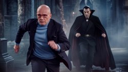 Alfonso Signorini vs Dracula Meme Template