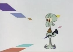 Squidward Alone Meme Template