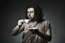 Caveman and tea Meme Template