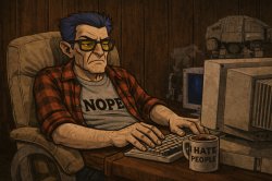 The Gen X Grouch Nope Meme Template