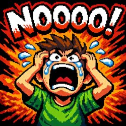 SCREAMING NOOOO Meme Template