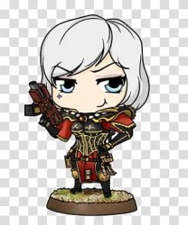 Chibi Sister of Battle Meme Template