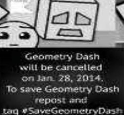 Repost to #SaveGeometryDash Meme Template