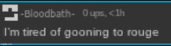 I'm tired of gooning to rouge Meme Template