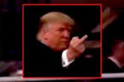 Trump Giving Finger Ford Meme Template