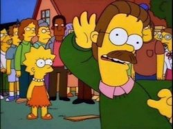 Ned Flanders yelling Meme Template