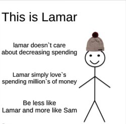 Lamar or Sam Meme Template