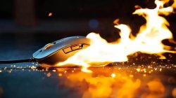 Flaming Mouse Meme Template