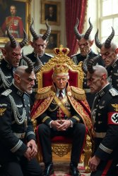 King Trump Demons Nazis Evil ICE republicans Meme Template