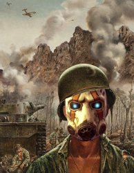 Borderland Thousand Yard Stare Meme Template