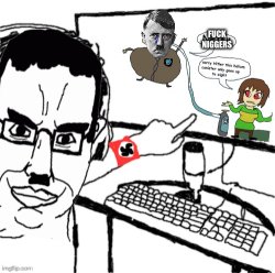 Chudjak Pointing at Hitler Inflation Meme Template