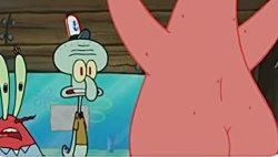 Squidward suprised Meme Template