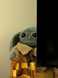 Anxious Yoda Meme Template