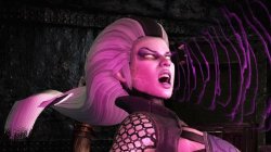 mk10 sindel screaming Meme Template