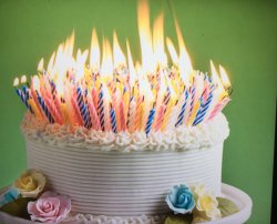 Cake on Fire Meme Template