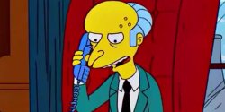Mr burns phone Meme Template
