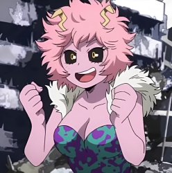 Mina Ashido Meme Template