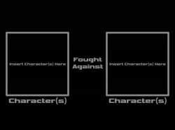 X Fight(s) Against Y Meme Template