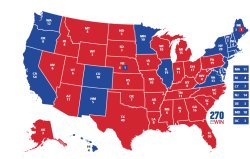 Red States vs. Blue States 2024 Meme Template