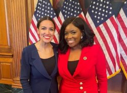 AOC CROCKETT Meme Template