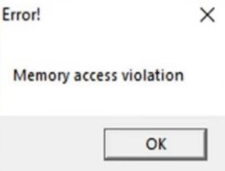 Memory access violation Meme Template