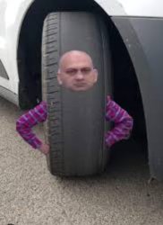 Tires Watching Me Meme Template