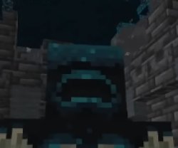 Deaf Warden Minecraft Meme Template