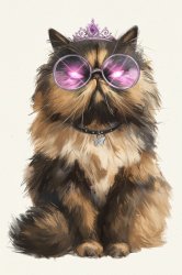 Princess Donut Glowing Eyes Meme Template