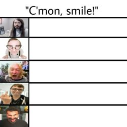 C'mon Smile Meme Template
