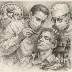 Uncanny looking Lobotomy Meme Template