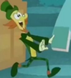 Visconde run away Meme Template