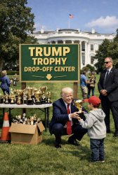 Donald Trump Award Donation Meme Template