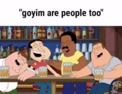 Goyim are people too Meme Template