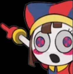 Pomni pointing Meme Template