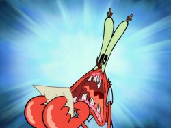 Krabs Creaming Meme Template