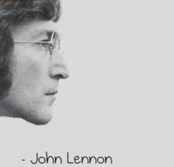 John Lennon blank quote Meme Template