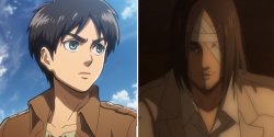 Eren Yager Then vs now Meme Template