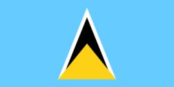St Lucia flag Meme Template