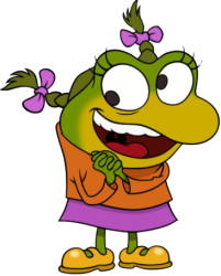 Zoe the frog Meme Template