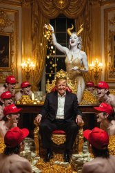 Trump Mammon King Evil Demon MAGA morons Meme Template