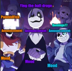 Fish, Ying, Domingo announcement temp Meme Template