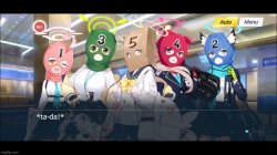 Masked Swimsuit Gang Meme Template