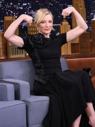 Cate Blanchett on The Tonight Show Starring Jimmy Fallon Meme Template