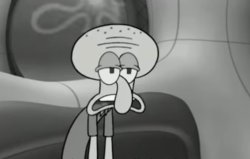 Squidward depressed Meme Template
