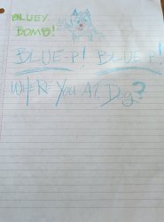 Bluey 90s dog Meme Template