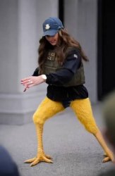 Bird legged noem Meme Template