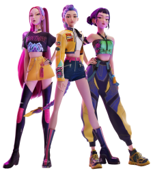 Rumi Mira and Zoey (Huntrix) Meme Template